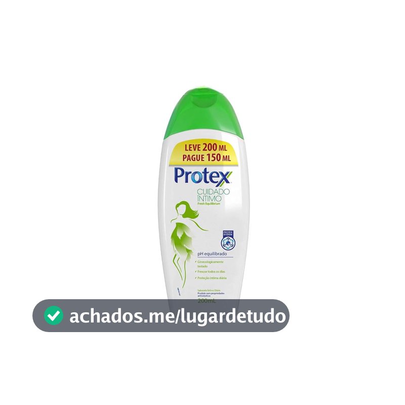 Protex Fresh Equilibrium Sabonete Líquido Íntimo, Leve 200ml Pague 150ml