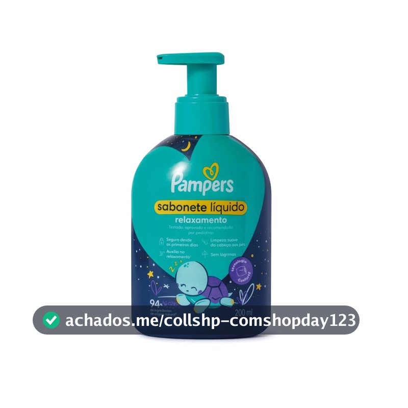 Pampers Sabonete Líquido Relaxamento 200ml