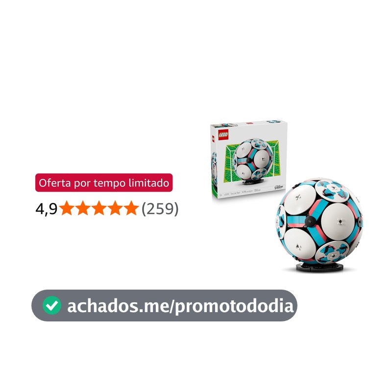LEGO Editions Sports Bola de Futebol 43019