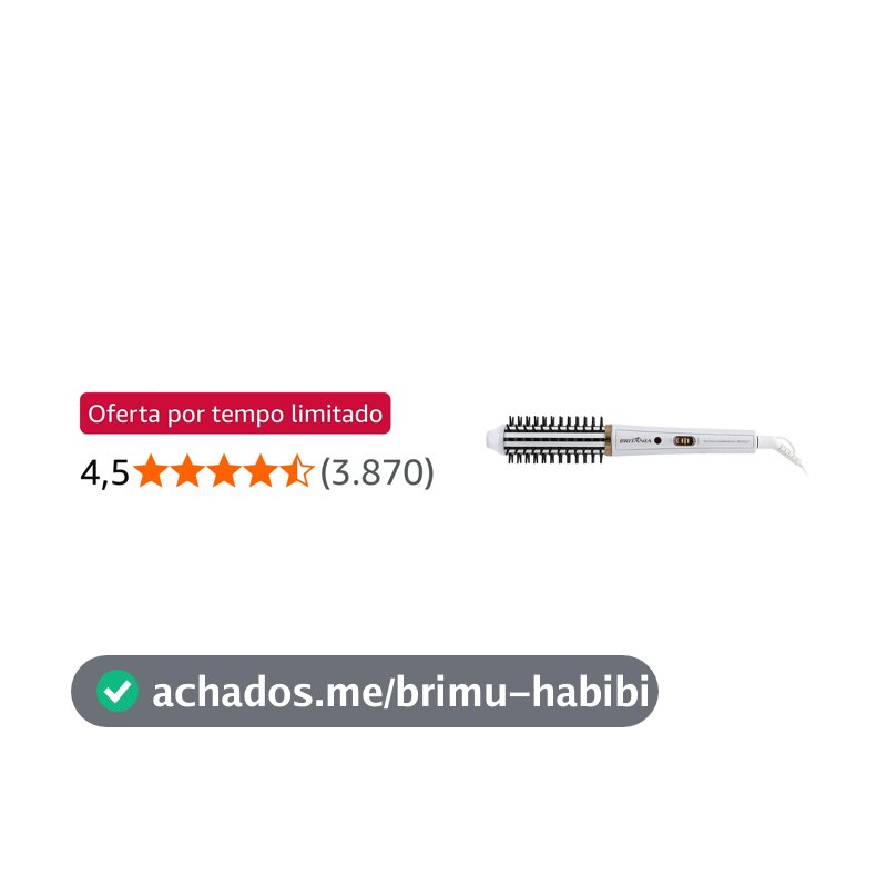 Britânia Escova Modeladora BEC04 2 em 1 Bivolt Plástico e Metal