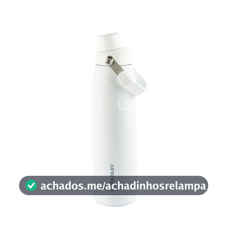 Stanley - Garrafa de Água Aerolight com Tampa Fast Flow, Garrafa Térmica a Vácuo para Bebidas Frias, Aço Inoxidável Leve, 1,1 L, Polar