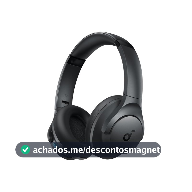 soundcore Q11i da Anker Headphone Bluetooth Over Ear, 60H Fone Gamer Preto