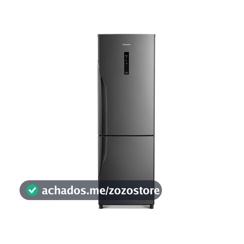 Geladeira Intuitive+ Panasonic BB41 Frost Free Inverter 407L Titânio - NR-BB41PV2T 127V