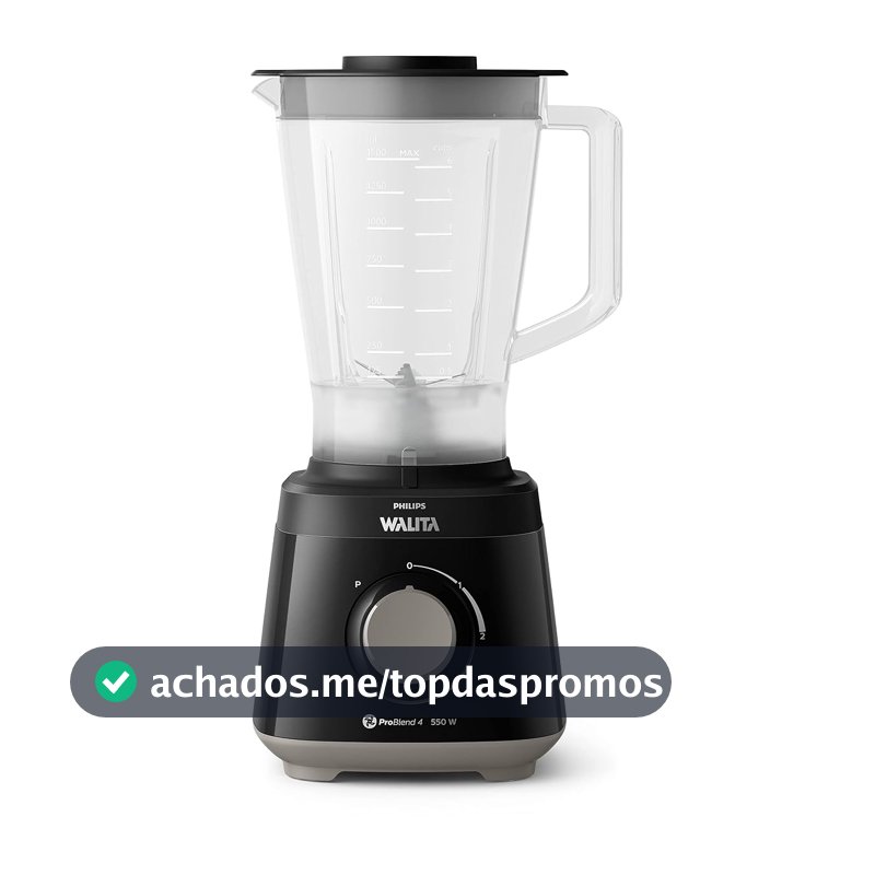 Liquidificador Daily 2L 550W RI2110, Preto, 220v, Philips Walita