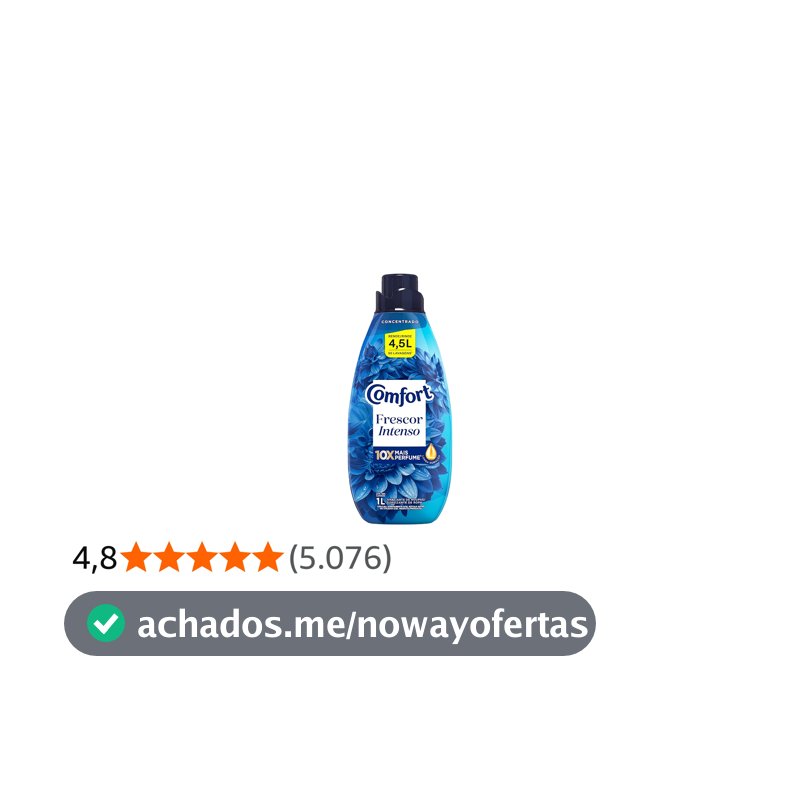 Comfort Amaciante Concentrado Frescor Intenso 1 L