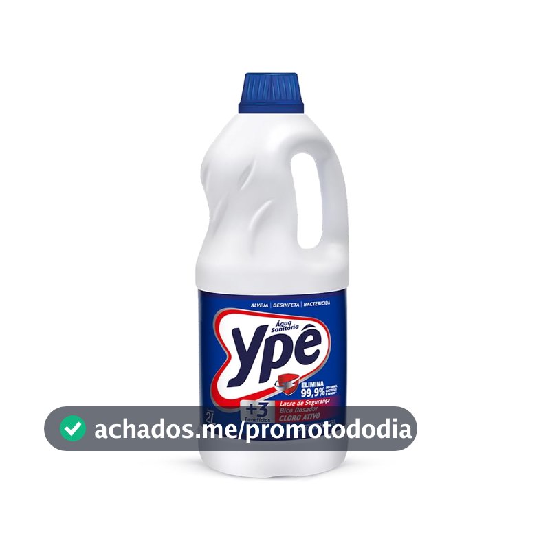 Água Sanitária Ypê 2 Litros