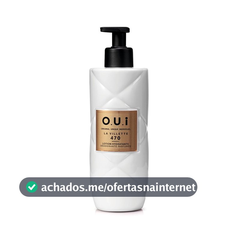 OUI LOÇÃO DESODORANTE HIDRATANTE CORPORAL LA VILLETTE 400ml