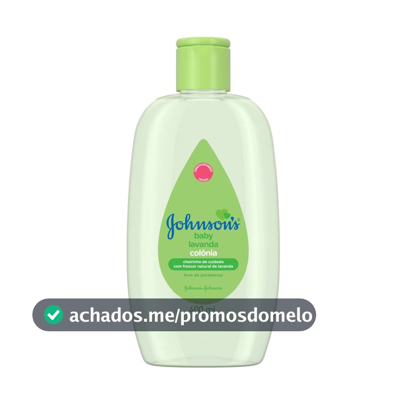Colônia Refrescante Johnson's Baby, Lavanda, 400ml