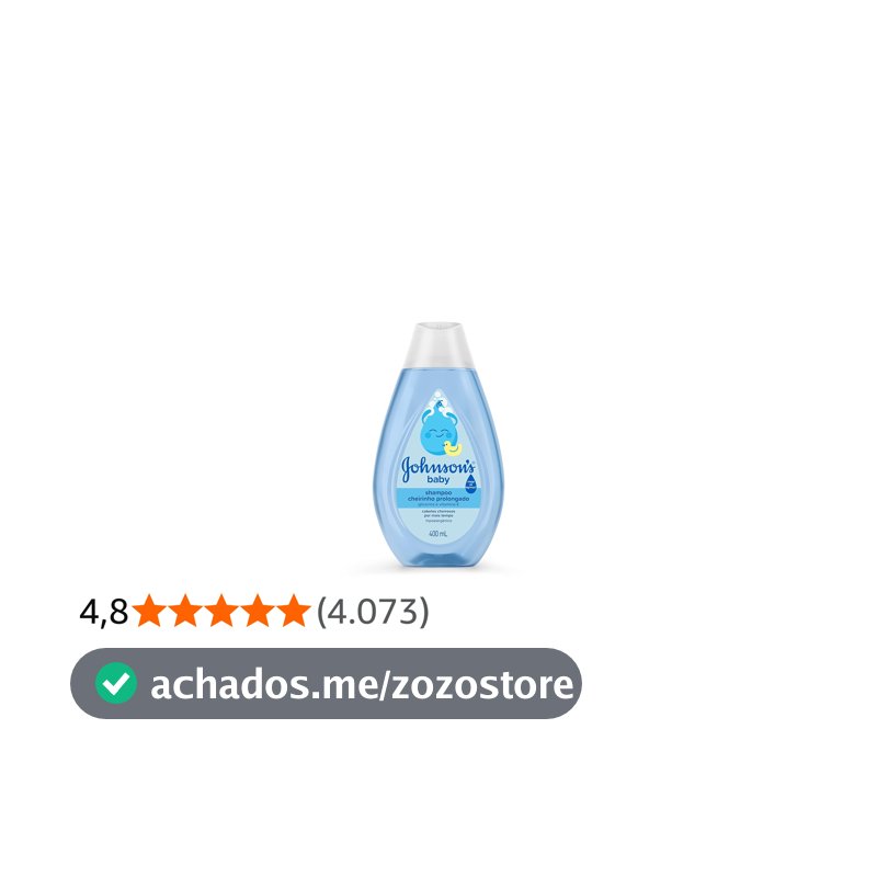 Shampoo Johnson's Baby Cheirinho Prolongado, 400ml
