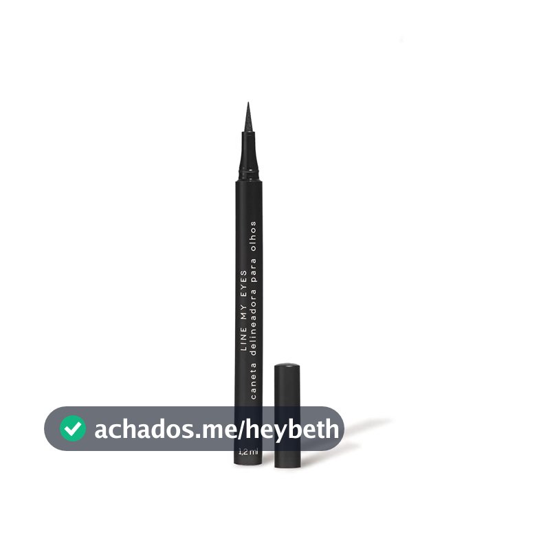 Caneta Delineadora Océane Line My Eyes Edition, Preto, 1,2ml