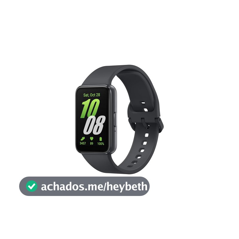 Smartwatch Samsung Galaxy Fit3 Display 1.6" Grafite
