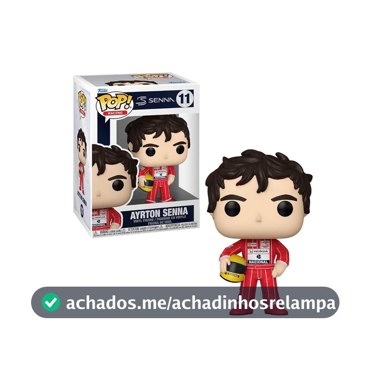 Candide, Boneco, Funko POP! Ayrton Senna, Racing McLaren - 10 cm