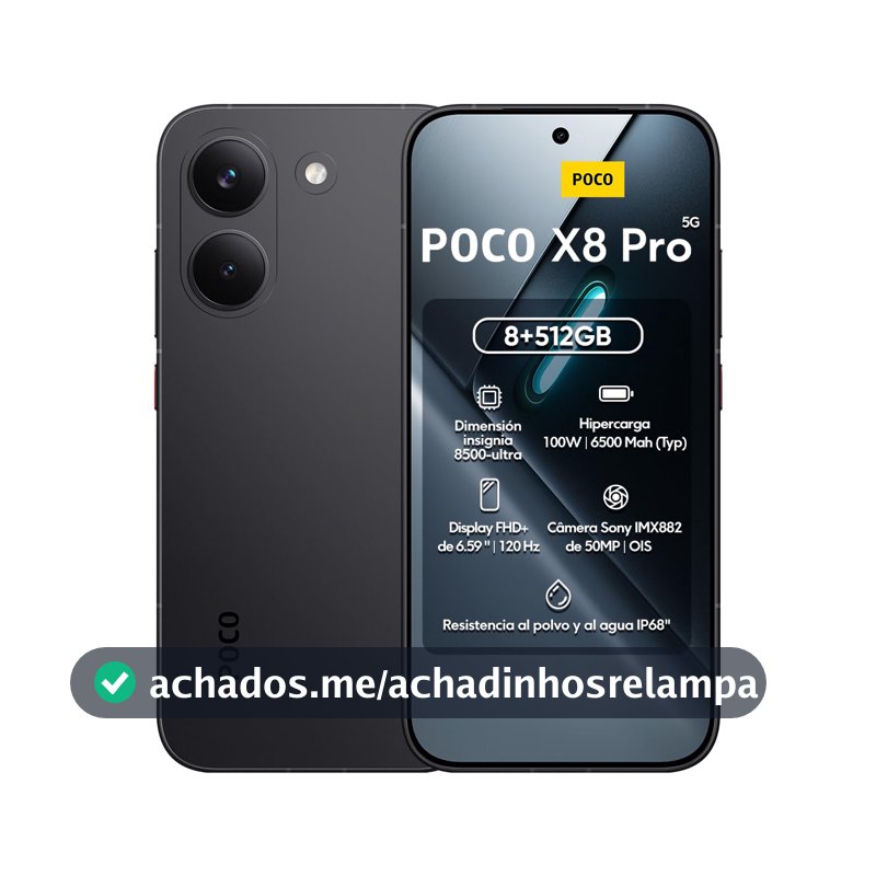 Smartphone Xiaomi Poco X8 Pro 512GB / 8GB Ram (Preto)