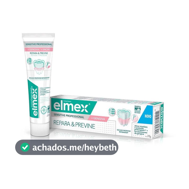 Elmex Sensitive Professional e Gengiva Creme Dental, 110g