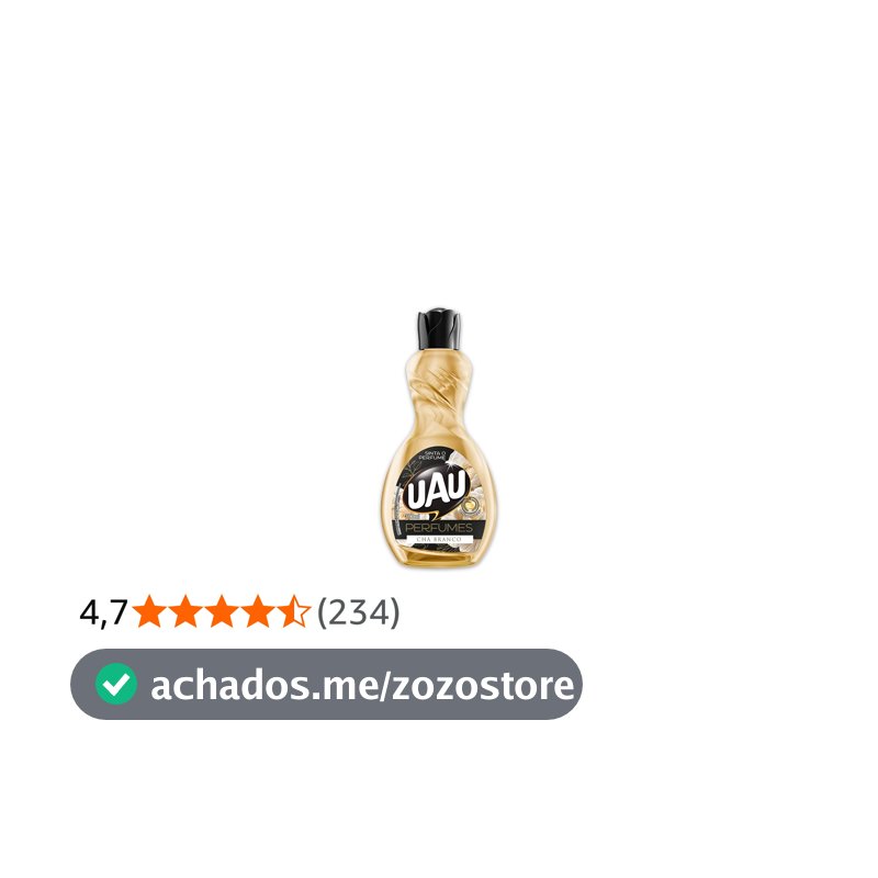 Limpador Perfumado 500ml UAU Ingleza Perfume Chá Branco