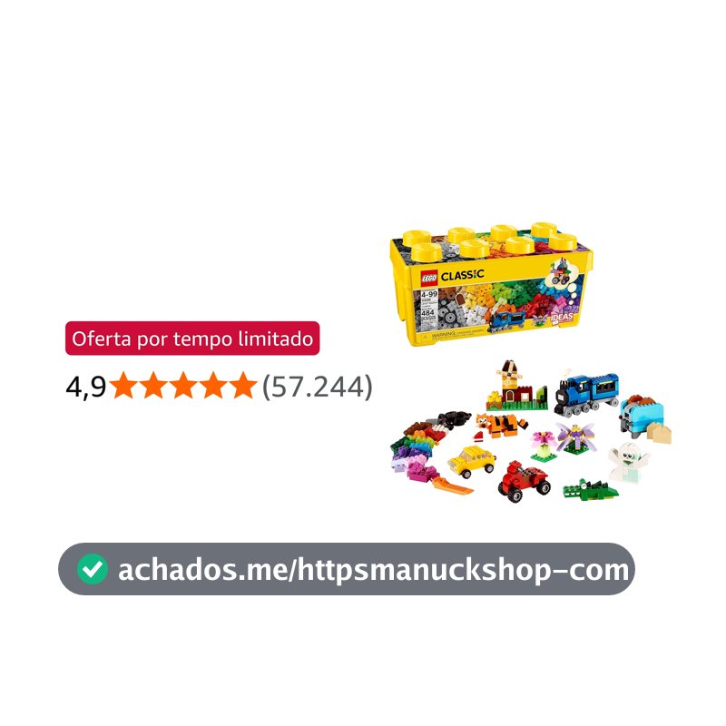 LEGO Classic - Caixa Média de Peças Criativas
