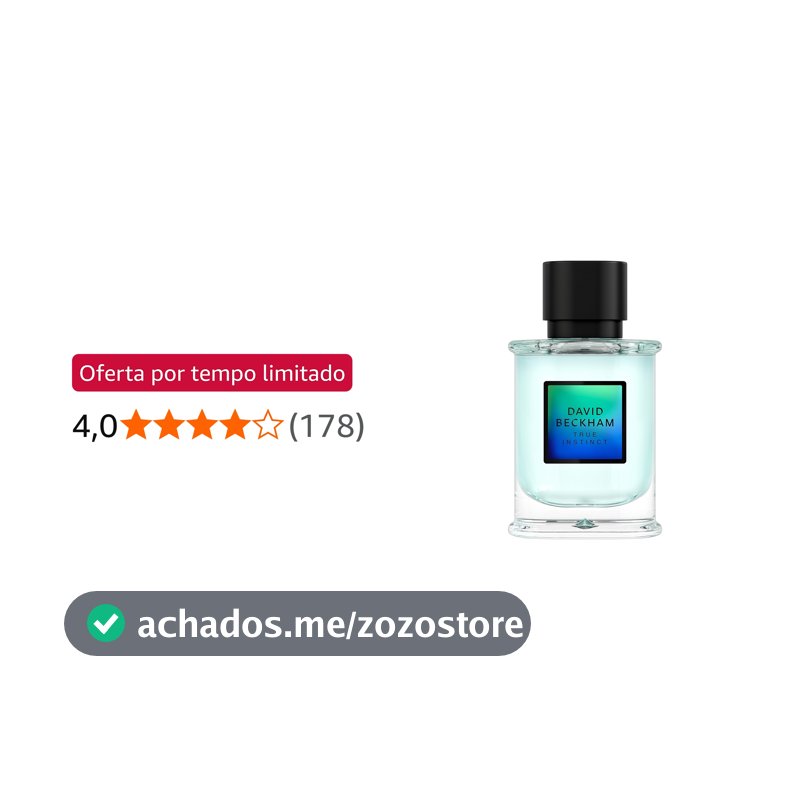 David Beckham Perfume True Instinct Eau de Parfum Masculino 50ml