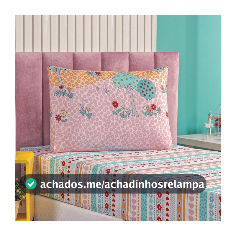 Jogo De Lençol Bouti Kids 2 Peças Infantil Menino Menina Decora Quarto (Balão)