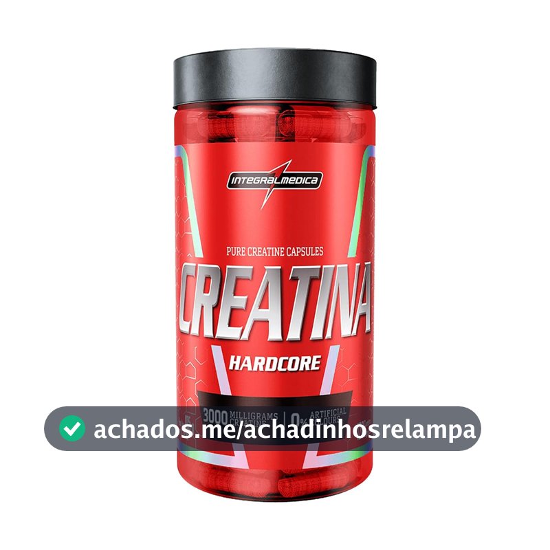 Integralmedica Creatina Hardcore 120 Cápsulas Pura Monohidratada