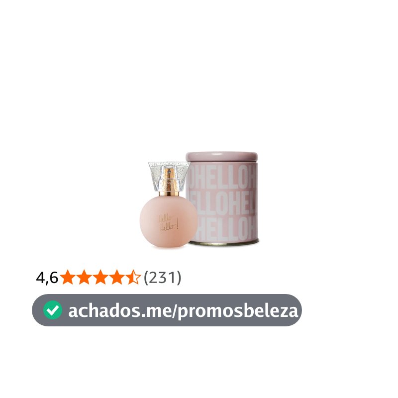 Deo Colônia Hello Hello Nah Cardoso Perfume Feminino 50ml Ciclo Lata