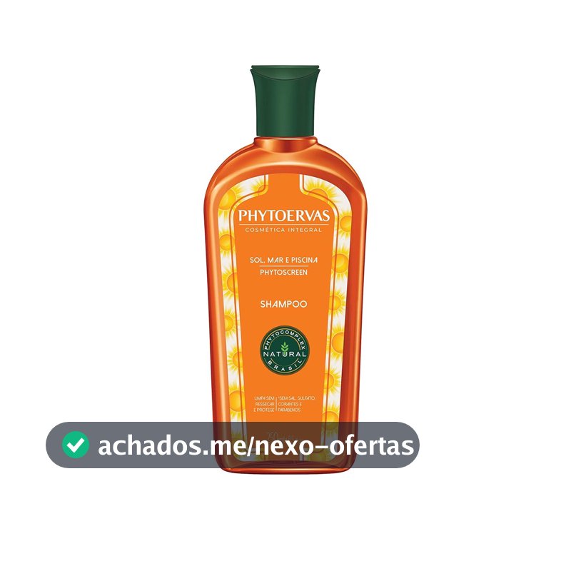 Phytoervas Phyto Shampoo Sol Mar E Piscina 250Ml Laranja