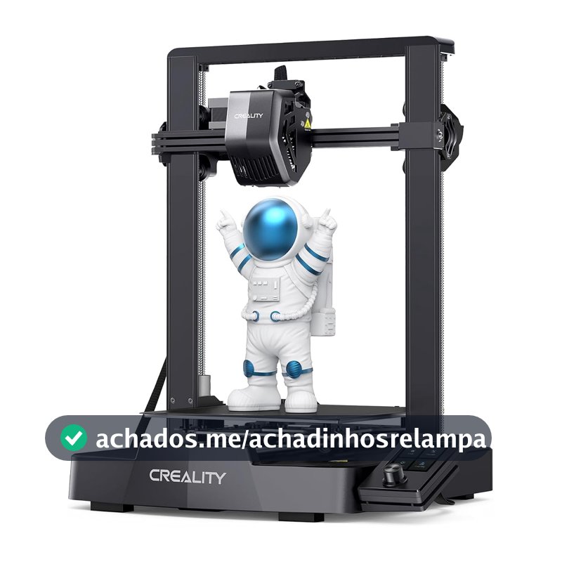 Creality Ender 3 V3 SE Impressora 3D - 250mm/s de Alta Velocidade, Auto-Equalização CR Touch, Extrusora Direta Sprite, Duplo Eixo Z, Ideal para Iniciantes