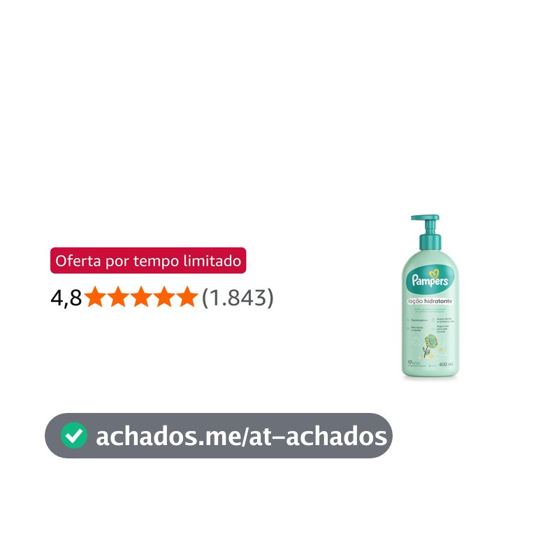 Pampers Loção Hidratante Girassol 400ml