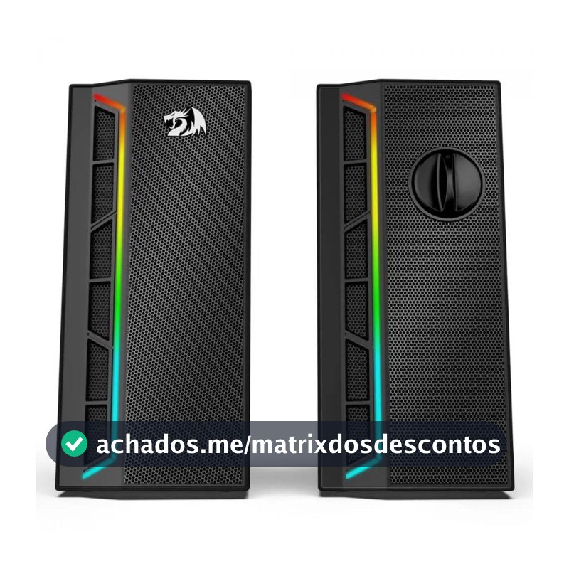 CAIXA DE SOM GAMER CALLIOPE RGB PRETO