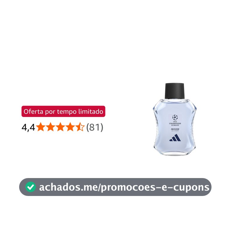 Perfume adidas UEFA Pro Player Eau de Toilette 100ml