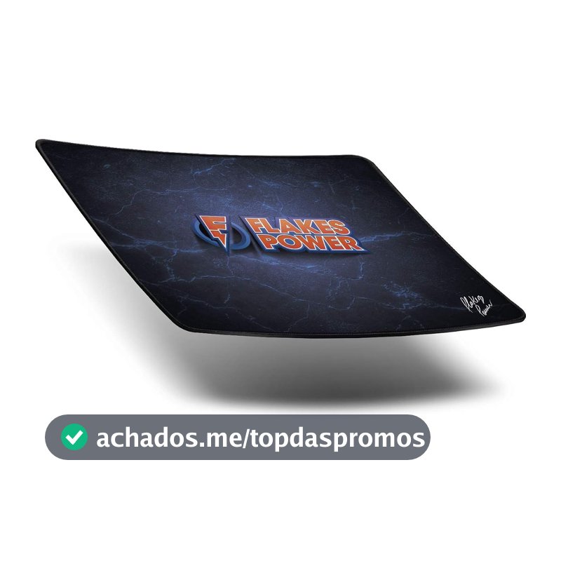 ELG Mousepad gamer flakes power speed - linha gamer flakes power, azul