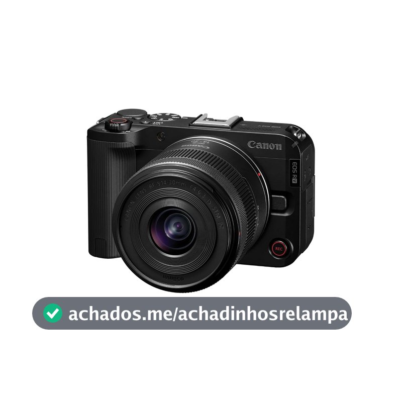 Canon Câmera sem espelho EOS R50 V RF-S14-30 mm F4-6.3 é kit de lentes STM