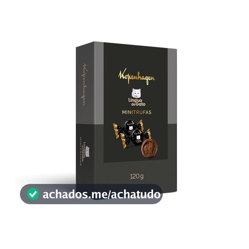Trufas Kopenhagen Língua de Gato 120g