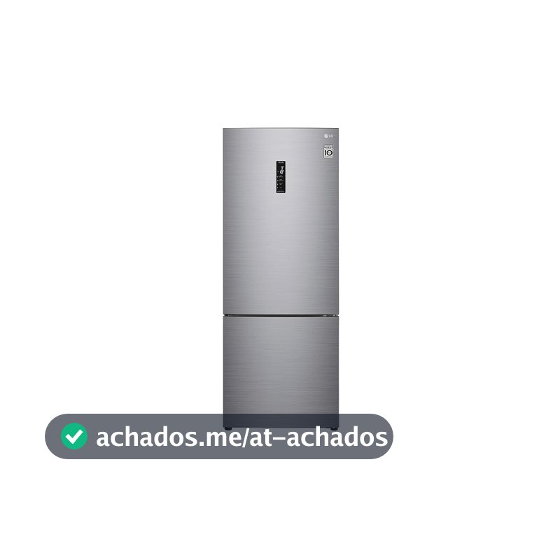 Refrigerador LG Bottom Freezer Inverse 451L Platinum 110V GC-B569NLLM