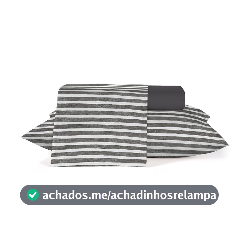 Teka Jogo Roupa de Cama Diamante Casal 100% Algodão Luar