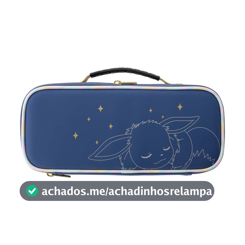 Case de viagem HORI Compato Edição Eevee Evolution para Nintendo Switch