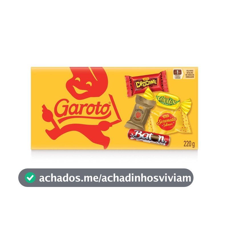 Bombom GAROTO Sortido Caixa 220g