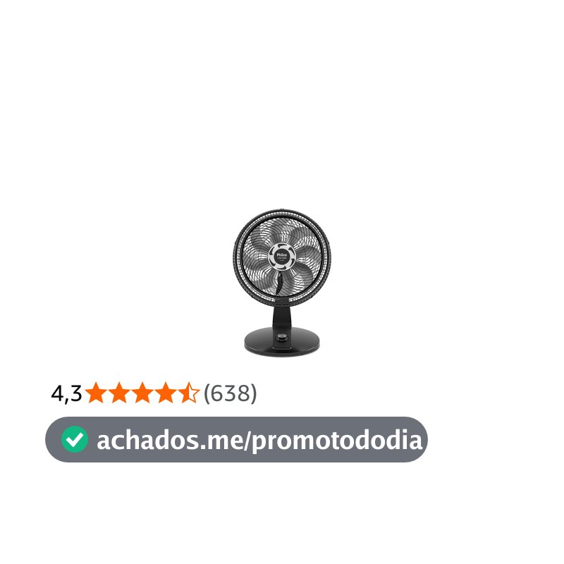 Ventilador Philco PVT491 2 em 1 Maxx Force 8 Pás 174W 220V