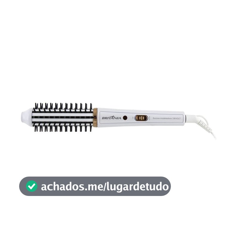 Britânia Escova Modeladora BEC04 2 em 1 Bivolt Plástico e Metal