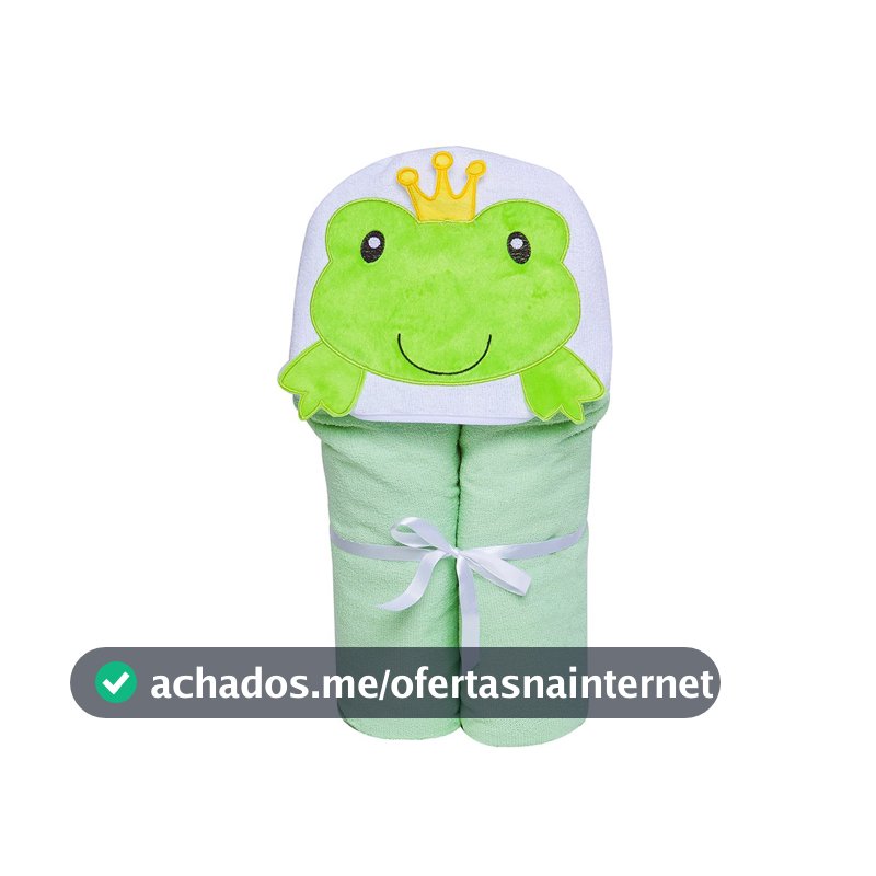 Papi Textil Toalha De Banho Felp. Bichinhos Papi Toys Forrada C/Capuz Bord. 90Cm X 70Cm 01 Un