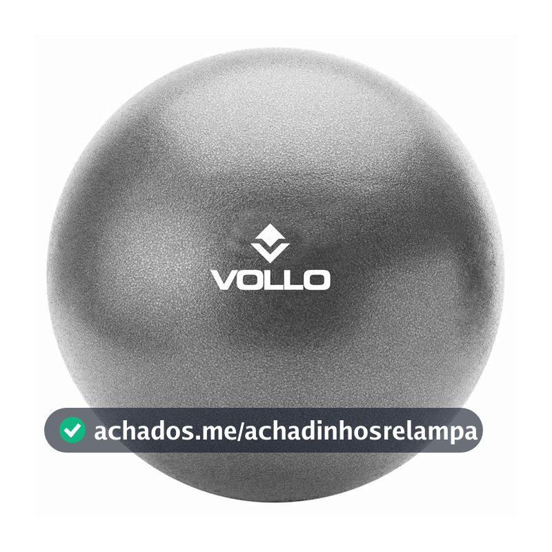 Mini Bola De Exercicios Cinza 25cm