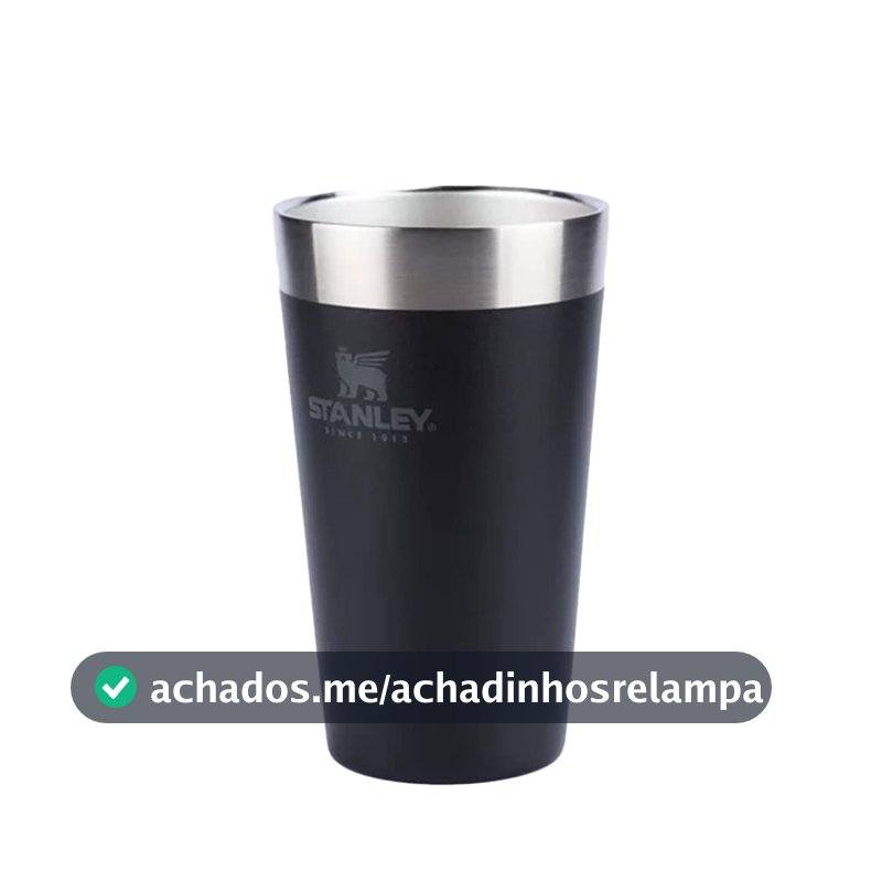 Stanley - Copo de cerveja isolado, copo empilhável Stay Chill de 473 ml, para bebidas quentes ou frias