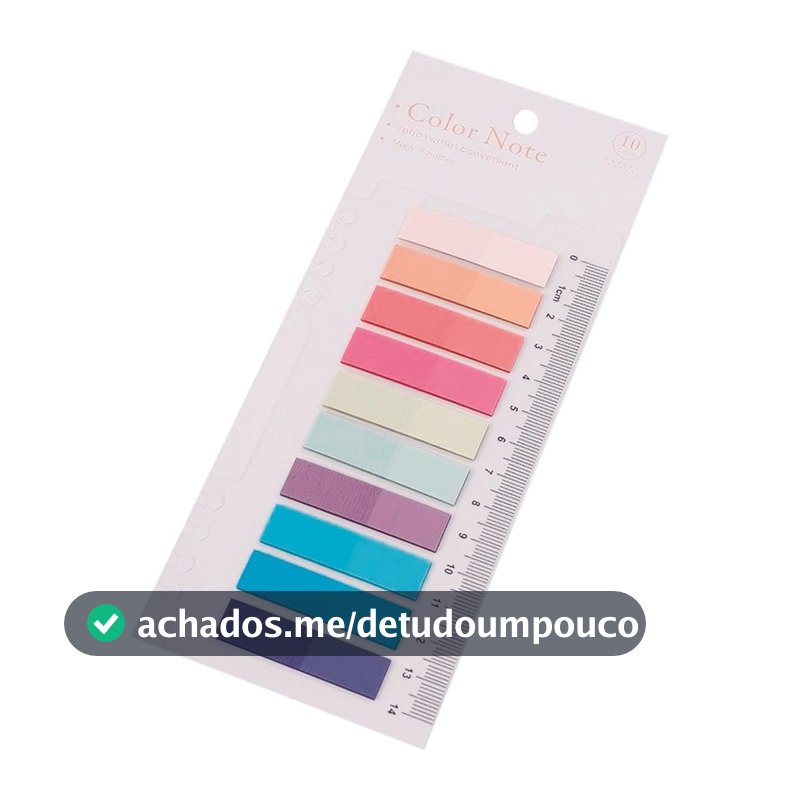 Marcador Auto Adesivo Sortido 10 Blocos