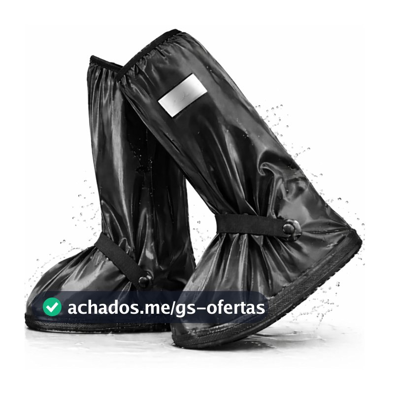 Bota Capa De Chuva para Tênis, Sapato, Capa de Proteção para Motoqueiro, Capa de Proteção Impermeável para Chuva Adulto Unissex, Polaina protetora