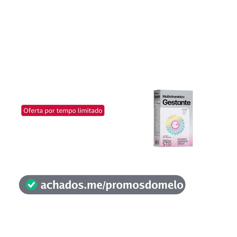 Katiguá, Multivitaminico Gestante, STD, 30 Cápsulas rígidas • 30 doses