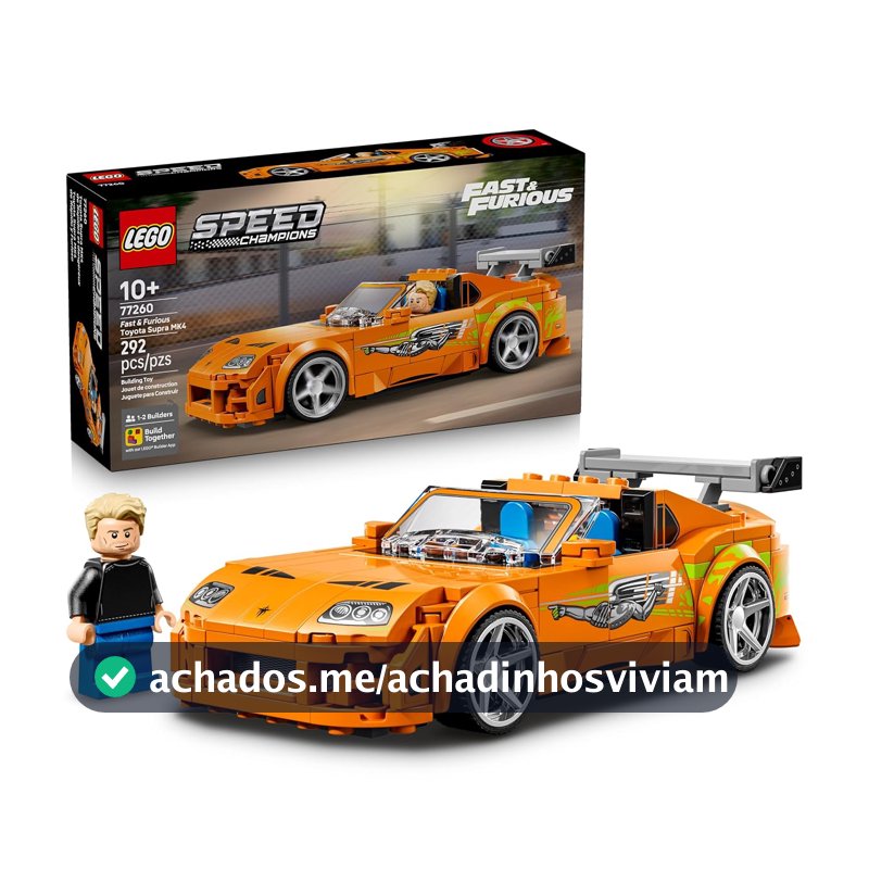 LEGO Speed Champions Velozes e Furiosos Toyota Supra MK4 77260