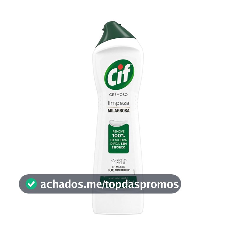 CIF Cremoso Limpreza Milagrosa Limão para casa 450ml
