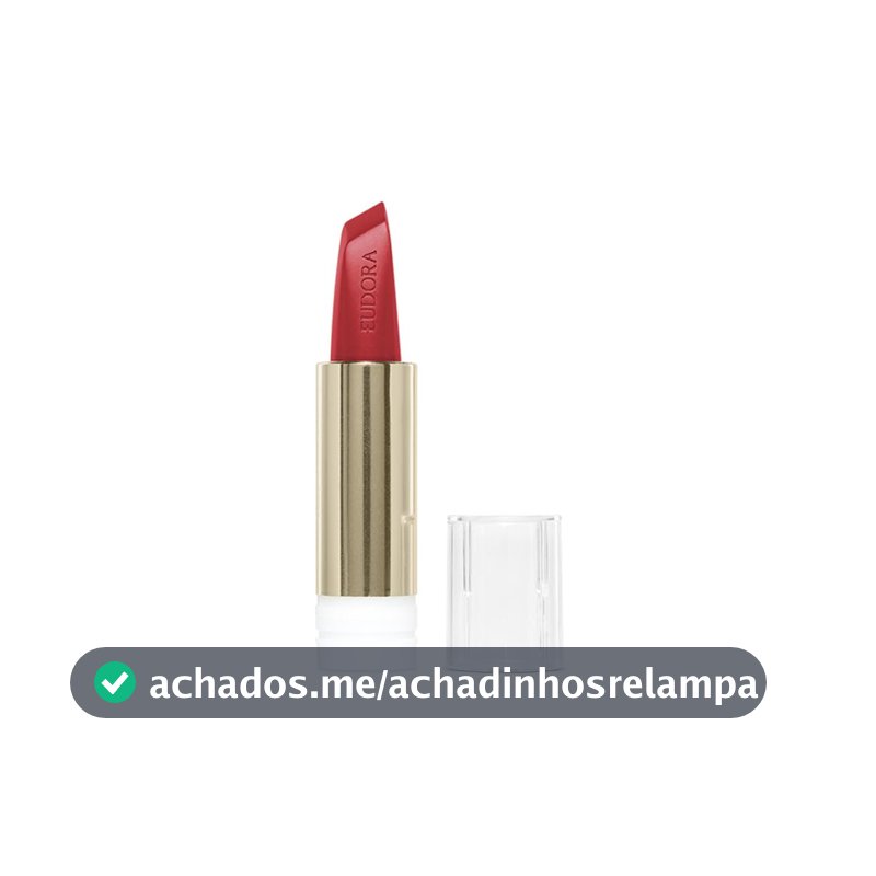 EUDORA GLAM REFIL BATOM MATTE AMULIPS VERMELHO CORAGEM 3,4g