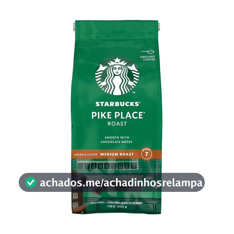 Café Starbucks® Pike Place® Roast Torrado e Moído 250g