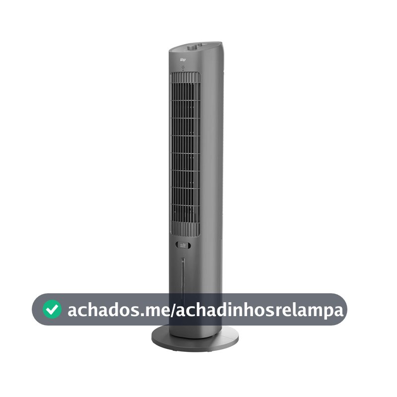 WAP Climatizador de Ar AIR FRESH 4 em 1, com Reservatório para Essência e 3 Níveis de Velocidades, Baixo Ruído, 90W 127V