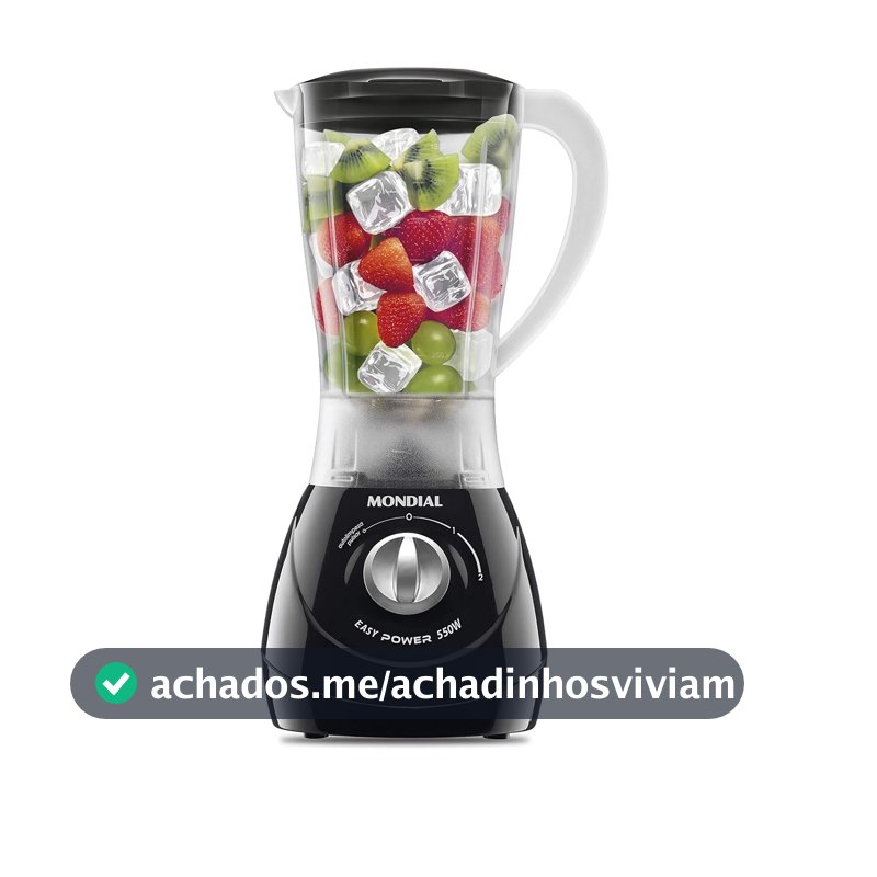 MONDIAL Liquidificador Easy Power, Preto, 550W, 110V - L-550-B
